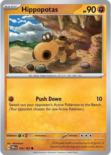 Hippopotas 105/182 Sv10: Destined Rivals Regular | eBay