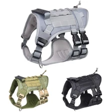 Tactical Dog Harness with Handle No-pull Large Military Dog Vest US Working Dog