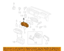 Used Speedometer Gauge fits: 2001 Acura Cl cluster Base Grade A
