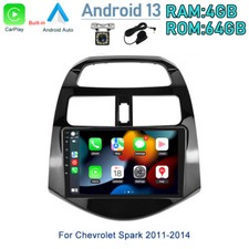 Radio estéreo de coche para Chevrolet Spark 2011-14 Android 13 GPS navegación CarPlay 4+64 GB