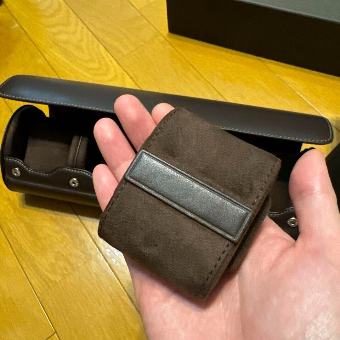 PATEK PHILIPPE Watch Case Travel Carry for Four Watches Dark PATEK PHILIPPE Watch Case Travel Carry for Four Watches Dark