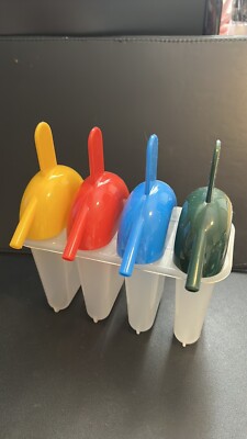 Kitchen Craft Home Made Ice Lolly Lollypop Moulds Maker Set Of 4