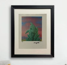 Rene Magritte Hand-Signed Original Print With COA and +$3,500 USD Appraisal