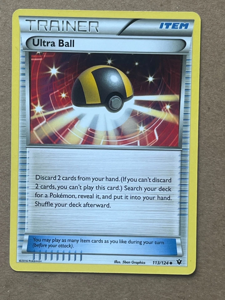 3x Ultra Ball (113124) XY: Fates Collide - Uncommon - 2016 - NM- Pokemon TCG - Image 2 of 3