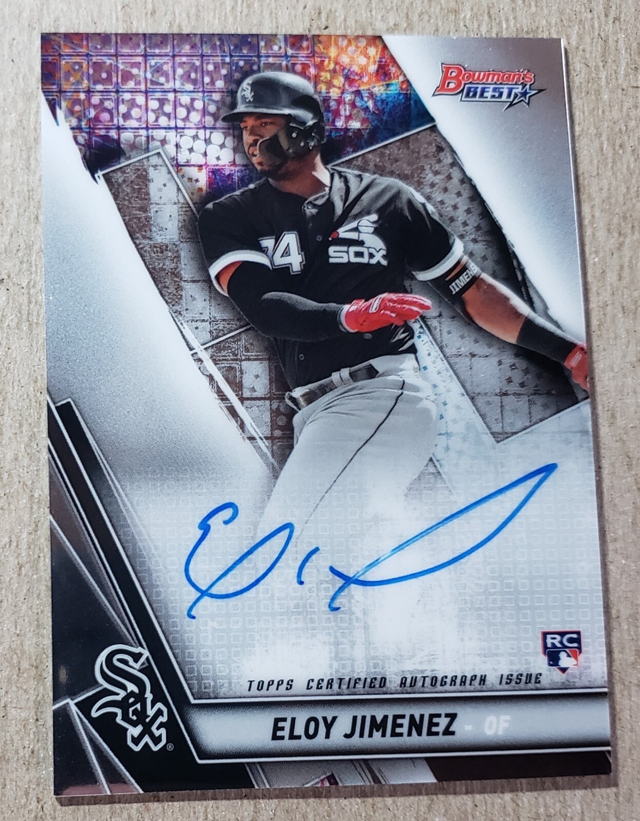2019 Bowman's Best of 2019 Eloy Jimenez Auto RC Chicago White Sox Autograph