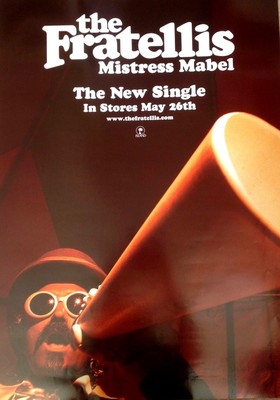 Fratellis - Mistress Mable - Rare Original Promo Poster 20x28 Inches