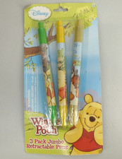 Winnie The Pooh Disney 3 Pack Jumbo Retractable Pens