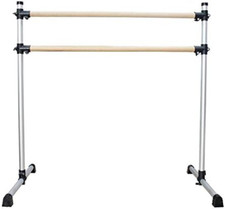 Portable 4ft Ballet Barre - Adjustable Freestanding Dance Bar with Carry Bag