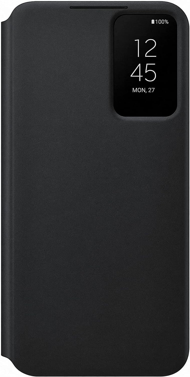 Official Samsung Smart Clear View Cover for Galaxy S22+ Black