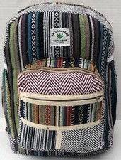 Artisan Himalayan multicolored Backpack 10 "Pattern and color may varies"