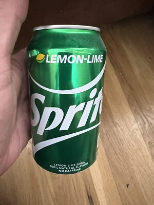 Empty 2021 Sprite Can - Pressurized Factory Sealed New