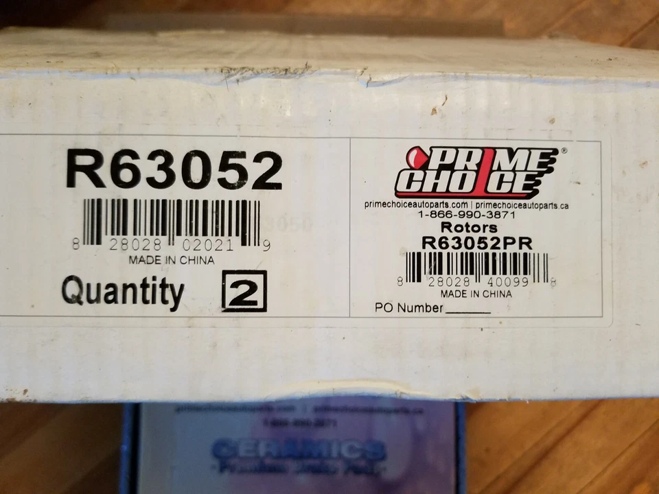 Rear Rotors and Ceramic Pads For Grand Caravan, Routan, Town & Country, Journey - Image 4 of 4