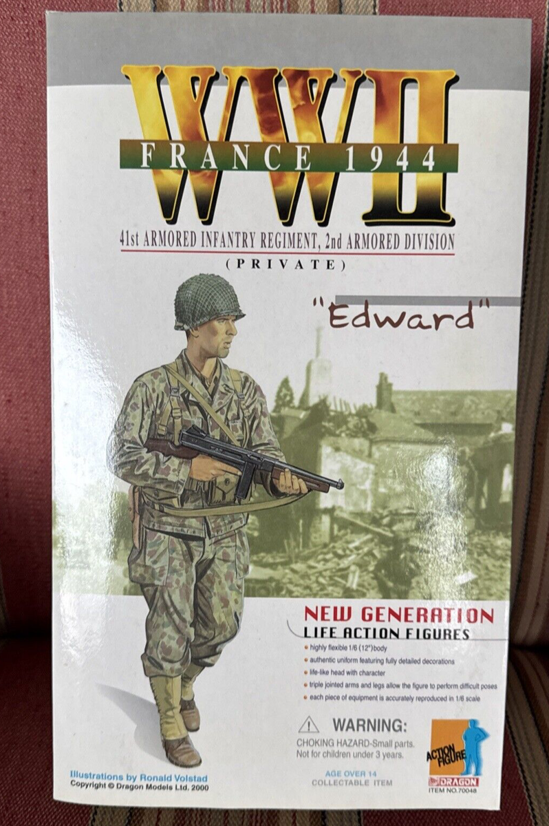 WWII France 1944 Private Edward フィギュア DRAGON 12” WWII Private