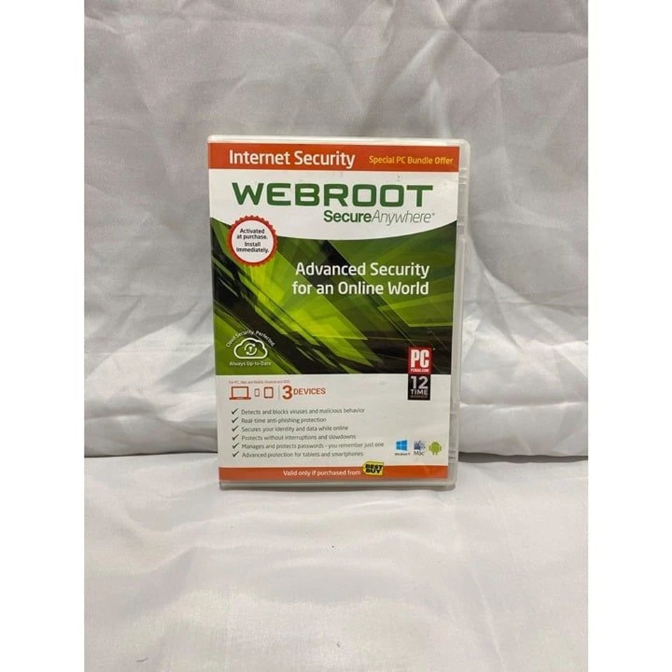 Webroot Secure Anywhere Ultimate Protection for PC Mac & Mobile Android or iOS - Image 2 of 4