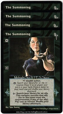 Vampire: TES CCG Card - Puppeteer (Wraith) From Final Nights Set, Ungraded Near Mint