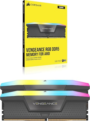 CORSAIR Vengeance RGB DDR5 32GB (2x16GB) 5600MHz AMD Expo Intel XMP iCUE Memory - Picture 6 of 6
