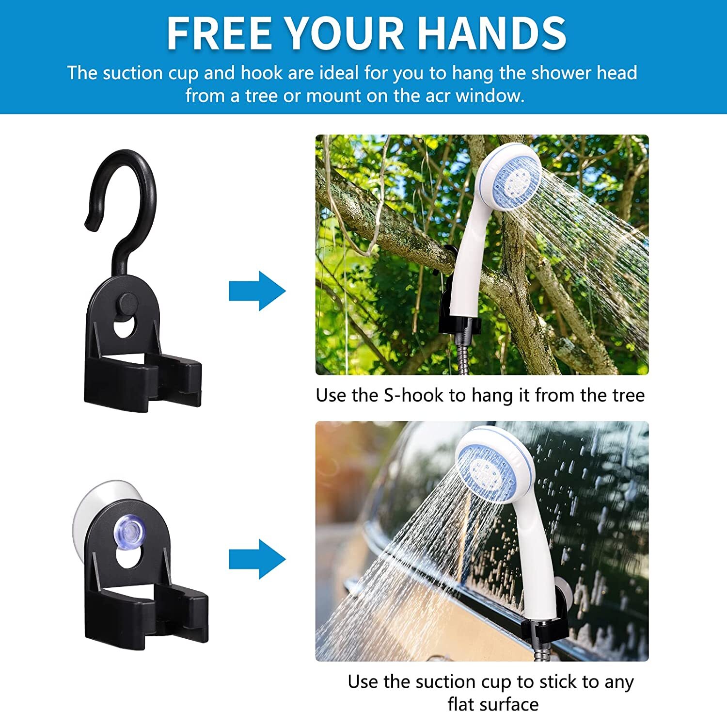 Portable Camping Mobile Shower USB Rechargeable Electric Shower Pump Outdoor AU eBay