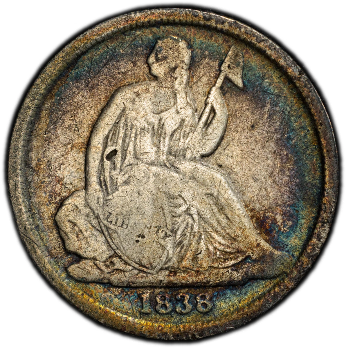 1838 Year Seated Liberty Dimes (1837-1891) for sale | eBay
