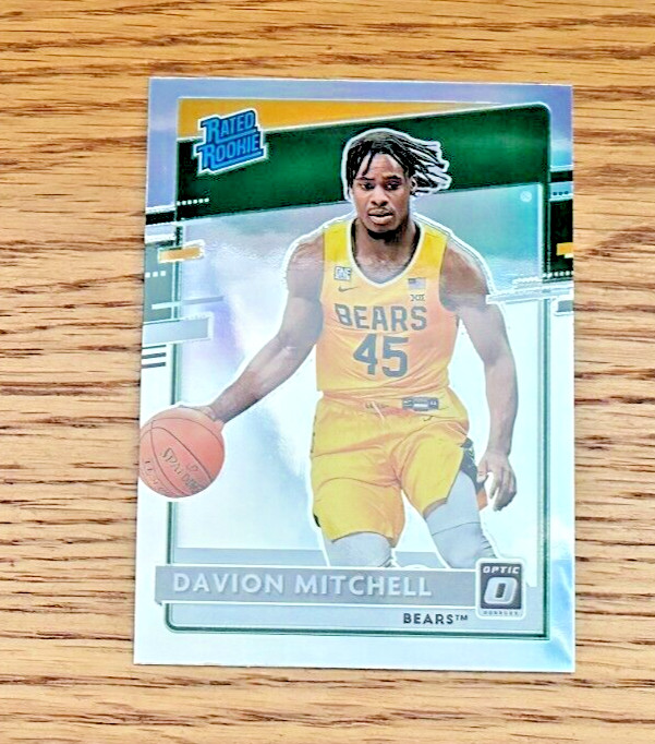 DAVION MITCHELL 2021 Chronicles DP #210 Donruss Optic Rated Rookie RC Holo Prizm