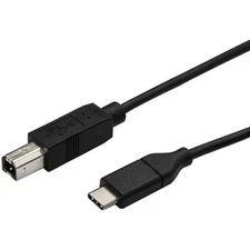 StarTech 0.5m USB C to USB B Printer Cable - M/M - USB 2.0 - USB C to USB B