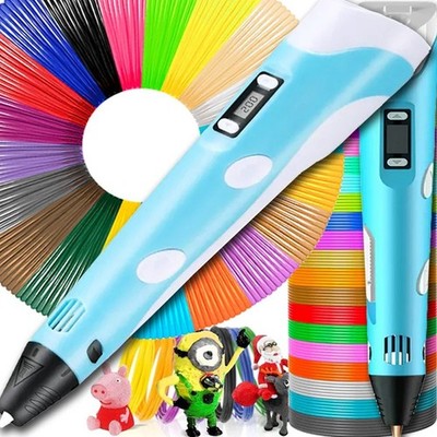 3D Stifte Set Kinder DIY 3D Druckstift 12Farben 36m Filament Geschenk DHL