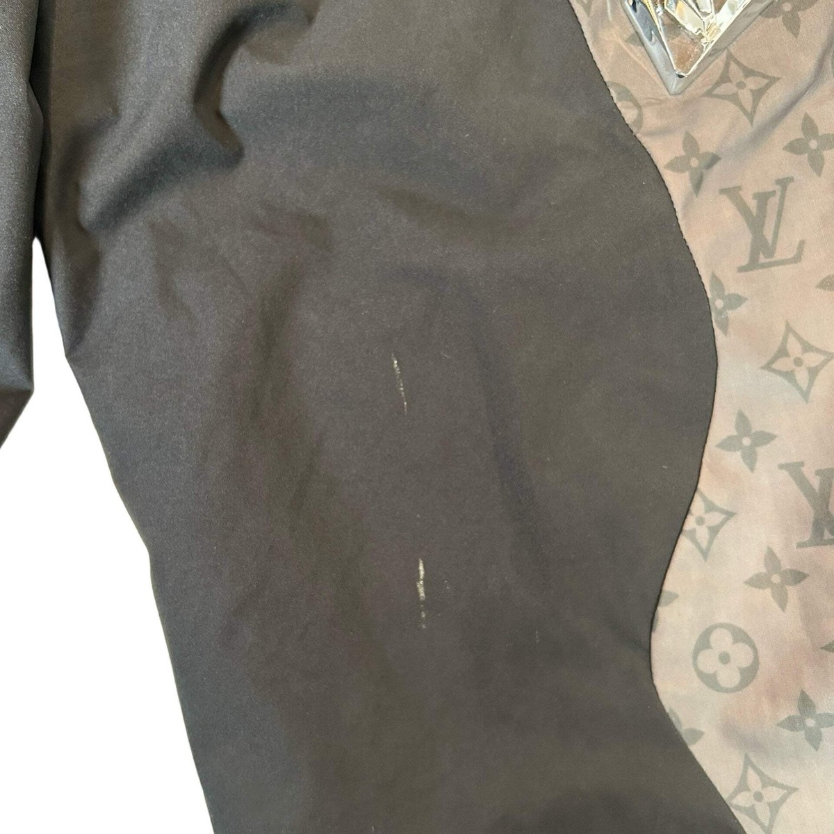 Louis Vuitton Black Grey 2054 Monogram Heat Reflective Pants