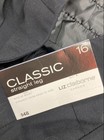 Liz Claiborne Career Women's Black Classic Straight Leg Pull-On Pants NWT Sz 16 — photo 5