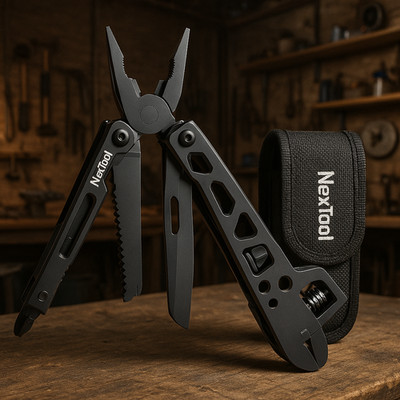 NexTool Vanguard Multi-Tool 5.25 Stainless Pliers Wrench Cutters Stroage BAG NEW