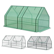 Aoodor 6x3x3FT Portable Mini Greenhouse Kit Outdoor Gardening Planter House