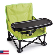 Summer by Bright Starts Pop 'N Sit Portable Booster Chair, Floor Seat, Indoor/Ou