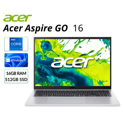 Acer Aspire Go 16 Laptop Intel Core i7 13620H 16GB RAM 512GB SSD   AG16-71P-7680