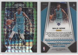 2017-18 Panini Prizm Mosaic Green Malik Monk #36 Rookie RC