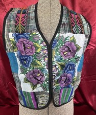 Embroidered Patchwork Guatemalan Tapestry Vest