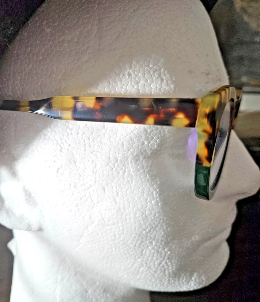 NEW VINTAGE Schnuchel #4801 126072/126g 49-21 Tortoise/green 145 SALE!!! - Image 4 of 4