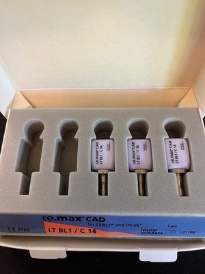 Ivoclar Vivadent CAD CEREC LT BL1/ C  14 Block - Pack of 3