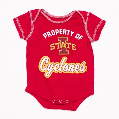 Iowa State Cyclones Shirt Infant 0-3M Red Bodysuit NCAA Team Athletics Baby