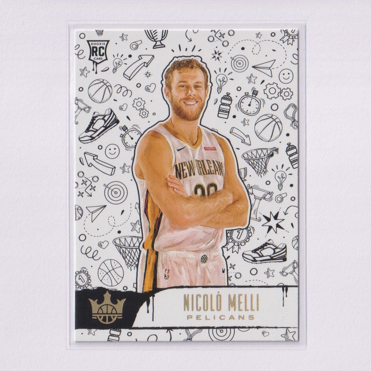 2019-20 Panini Court Kings Rookies III #153 Nicolo Melli RC Rookie