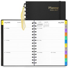 Daily Planner 2026-2027, 18-Month Weekly and Monthly Calendar Planner, July 2...