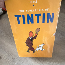 Hergé The Adventures of Tintin Farshore Box Set Comic Book Lot Tintin Snowy