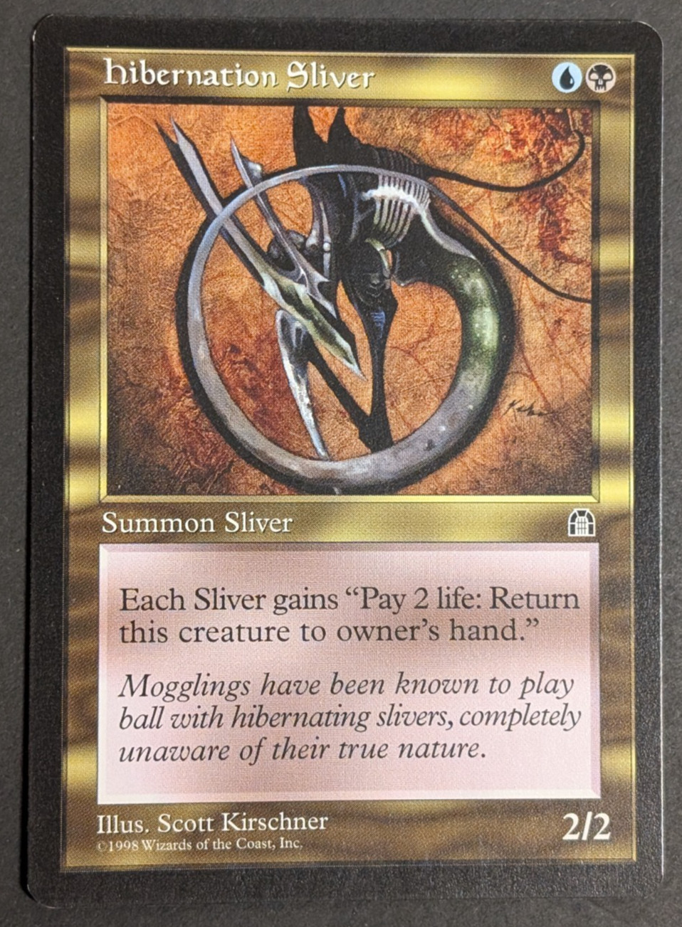 MTG Card - 1x Hibernation Sliver - Stronghold - NM Vintage Magic The Gathering 2