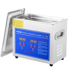 3L 40kHz Sonicator with Built-in Heater  Digital Interface, Metal