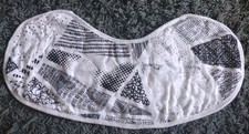 Aden Anais Silky Midnight Black Pattern Burpy Bib Bamboo Muslin Burp Cloth Bib