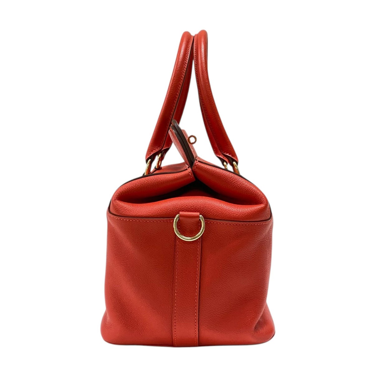 Hermes Toolbox 26 X Root Tomato Ever Handbag Shoulder Bag r30_0319