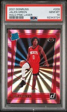 2021-22 Panini Donruss - Rated Rookie Holo Pink Laser #209 Jalen Green (RC)