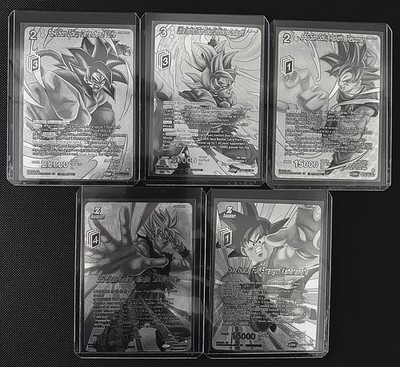 2023 Offline Regionals Silver Card Full 5 card set - Dragon Ball Super