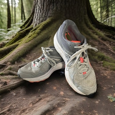 Saucony Cohesion Gray Pink Athletic Running Shoes S15333-6 Women's Size 7.5