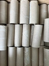 40 Empty Clean Toilet Paper Cardboard Rolls Tubes School Projects Arts Crafts