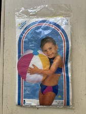 Vintage 1999 Intex The Wet Set 20" Beach Ball 59020 NEW in SEALED Package