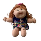 Vintage Cabbage Patch Kids Doll Mattel, Dated  1995 - Floral Signatured