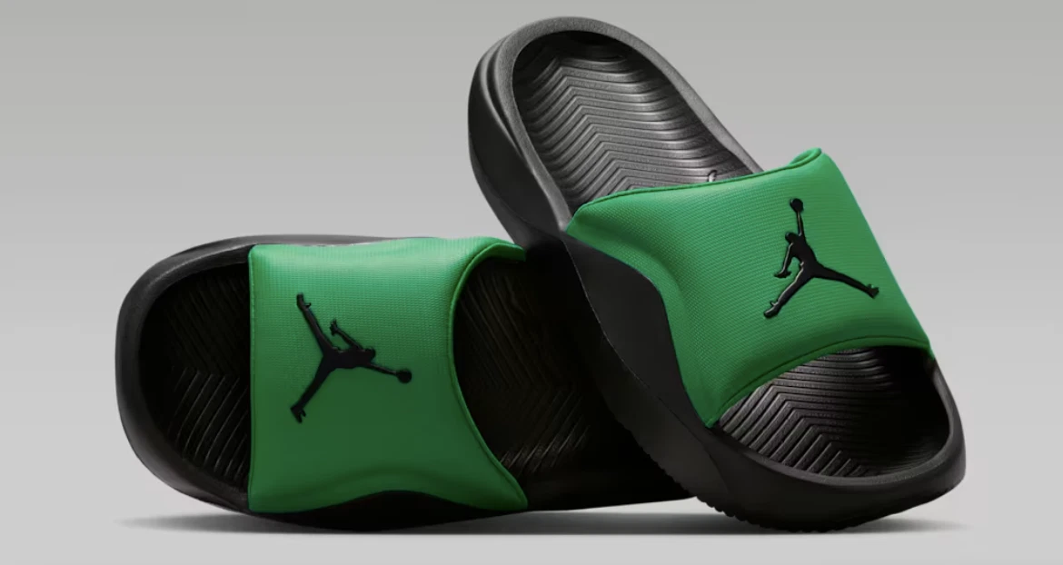 NEW JORDAN FRANCHISE SLIDE, Men's Sandal, Kelly Green